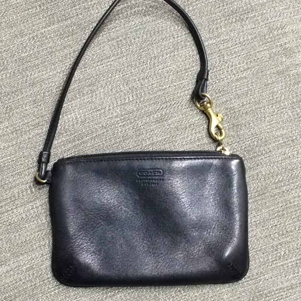 Coach Leather Wristlet